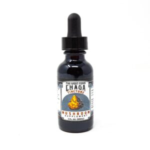Version 1.0.0 Tintura de Hongo Chaga en botella ámbar