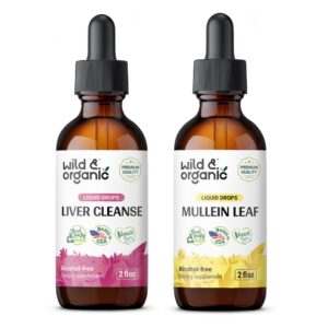 Version 1.0.0 Tintura limpieza hígado orgánica 2 fl oz Wild & Organic