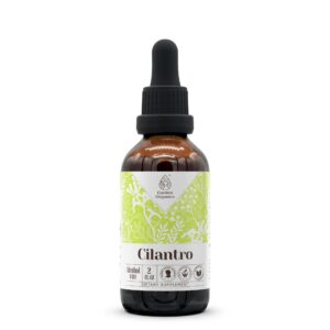 Version 1.0.0 Tintura líquida sin alcohol de cilantro 100% hoja natural Garden Organics