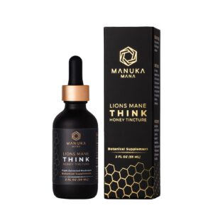 Version 1.0.0 Tintura Manuka Mana Lions Mane con miel Manuka botella