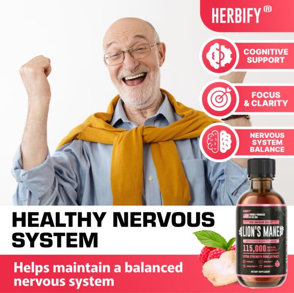 Tintura de melena de león de alta calidad para apoyo del sistema inmunológico