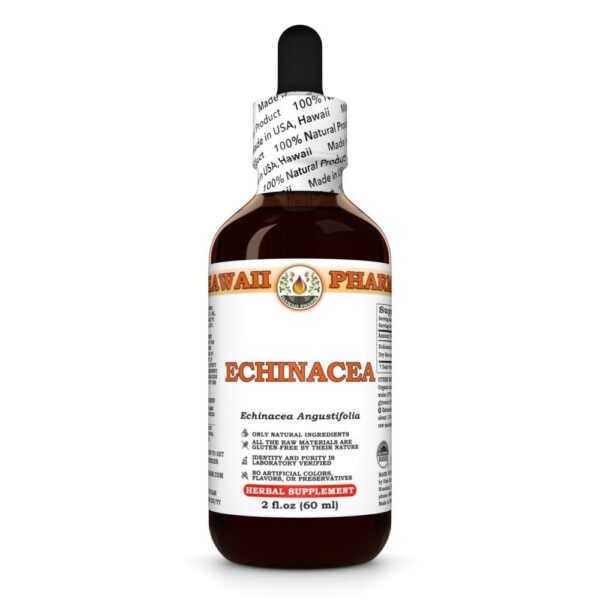 Version 1.0.0 Tintura natural Echinacea Hawaii Pharm botella frontal