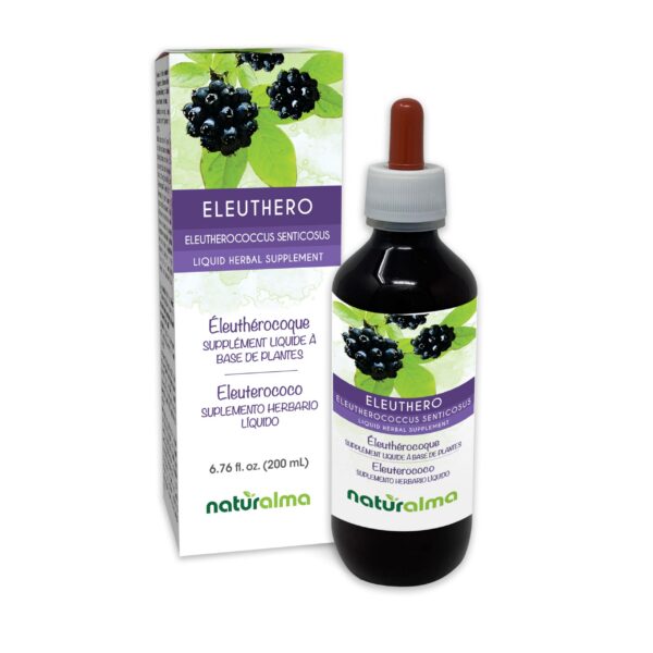 Tintura Naturalma Eleuthero ginseng siberiano raíz extracto líquido sin alcohol