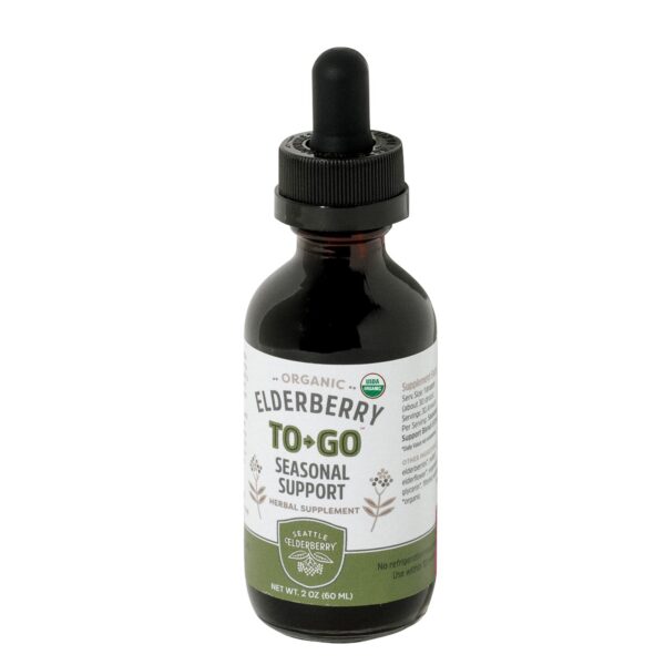 Tintura orgánica de saúco Seattle Elderberry 2 oz