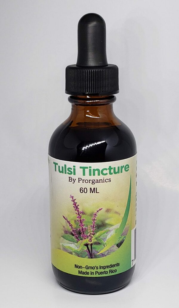 Tintura orgánica de Tulsi Prorganics de 60 ml
