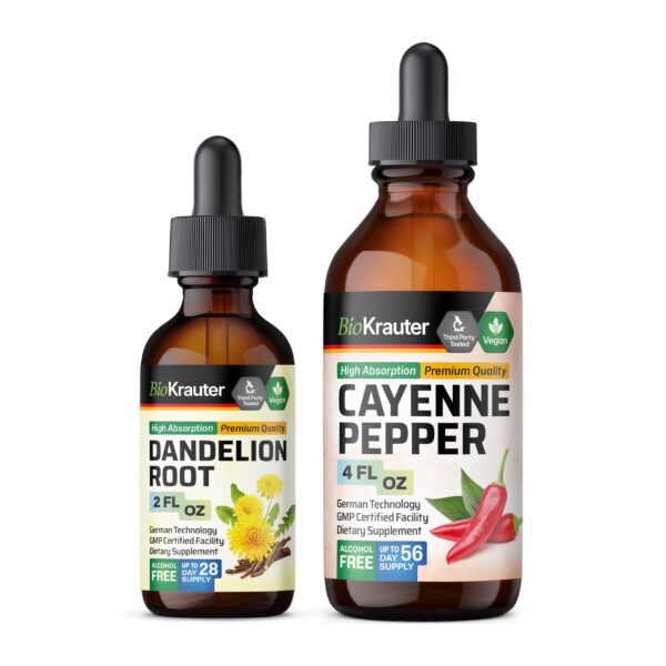 Tintura pimienta cayena BIO KRAUTER botella 4 onzas