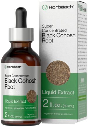Frasco de tintura de raíz de cohosh negro Horbäach 2 fl oz