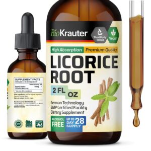 Version 1.0.0 Tintura de raíz de regaliz BIO KRAUTER botella principal