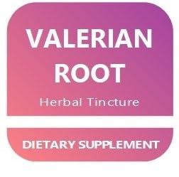 Tintura de raíz de valeriana Herbal Island sin alcohol botella 4 onzas