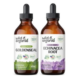 Botella tintura sello de oro orgánica Wild Organic 120ml