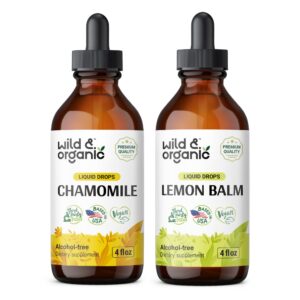 Version 1.0.0 Tintura silvestre orgánica manzanilla y toronjil 4 fl oz