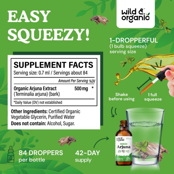 Tinturas veganas sin alcohol Wild Organic mezcla natural