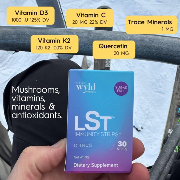 Tiras de inmunidad sin azúcar y naturales