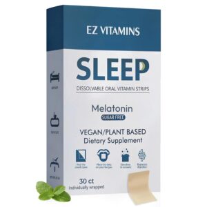 Version 1.0.0 Tiras orales para dormir EZ VITAMINS sabor menta fresca