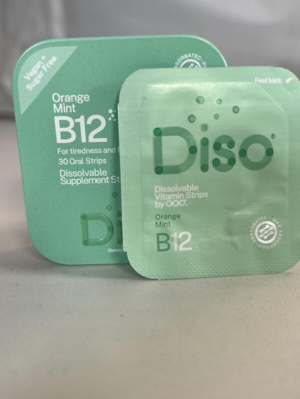 Tiras vitamina b12 disolubles sin azúcar ni gluten