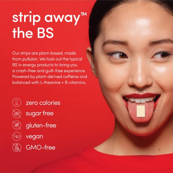 tiras ZENERGY sabor menta enfoque y energía sin nerviosismo