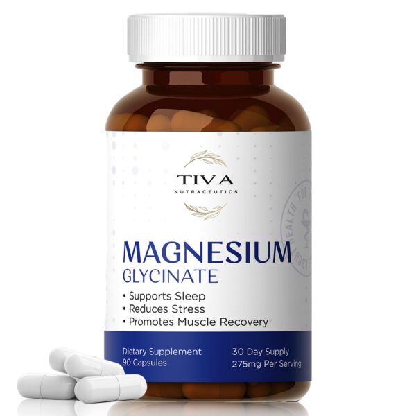 Frente del envase TIVA Magnesium Glycinate