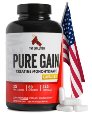 Version 1.0.0 Cápsulas de creatina monohidratada TNT Evolution frente