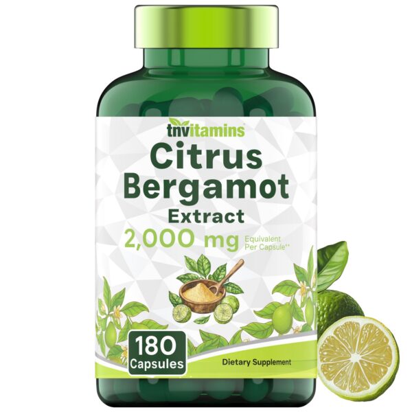 tnvitamins Bergamota cítrica suplemento 2000mg 180 cápsulas