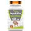 Musgo marino irlandés orgánico tnvitamins en frasco