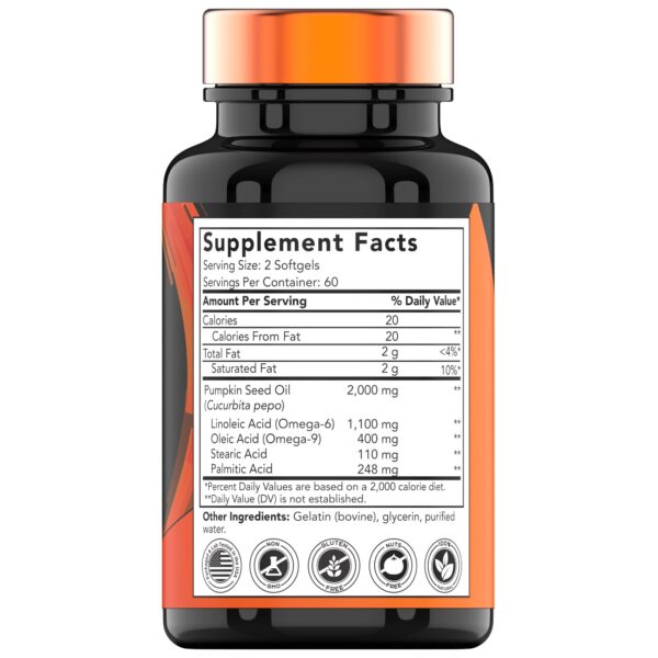 Cápsulas blandas alineadas dentro del frasco