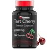 Frente del frasco TNVitamins Tart Cherry 2400 mg