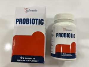 Version 1.0.0 Frasco suplemento probiótico Todesessis para mujeres y hombres