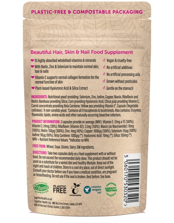 Version 1.0.0 Etiqueta frontal de Together Hair Skin Nail