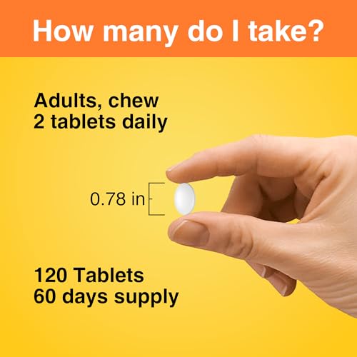 TOLOUS suplemento vitamina C apoyo inmunológico 120 tabletas