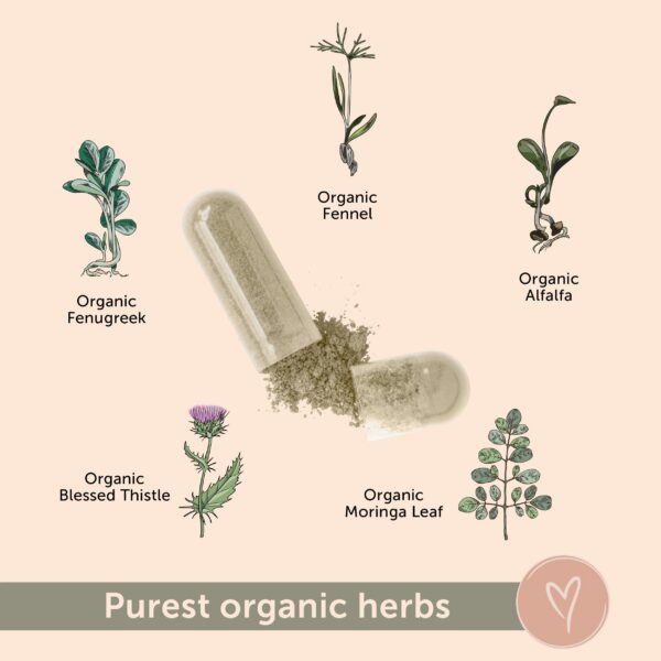 Toma suplemento tenderma para aumentar leche materna natural