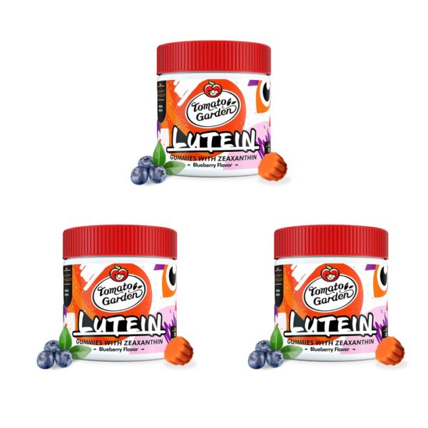 TomatoGarden Gomitas de Luteína frasco frontal