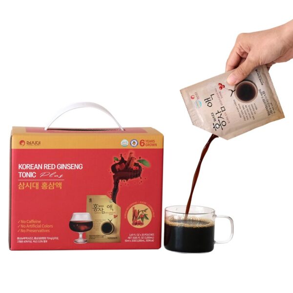 Version 1.0.0 Tónico SamSiDae de ginseng rojo coreano 6 años en caja