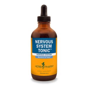 Tónico herbal Herb Pharm sistema nervioso 4 onzas botella