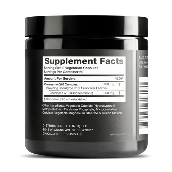 Version 1.0.0 Etiqueta Toniiq CoQ10 400 mg
