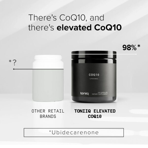 Frasco Toniiq CoQ10 con aceite MCT