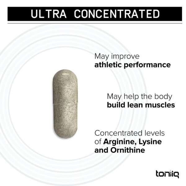 Version 1.0.0 Etiqueta lateral de Toniiq HGH suplemento