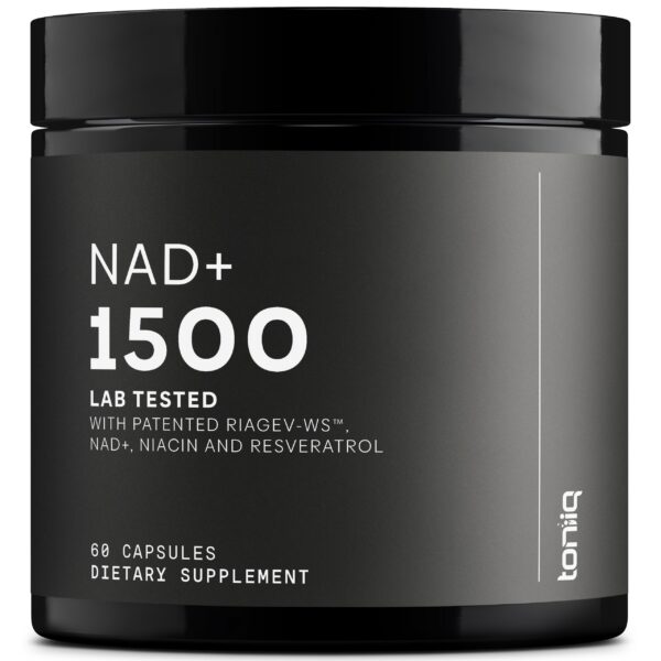 Toniiq NAD+ 1500 mg cápsulas frasco