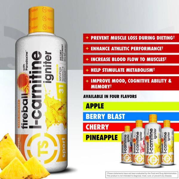 Top Secret Fireball L-Carnitine taza de medición