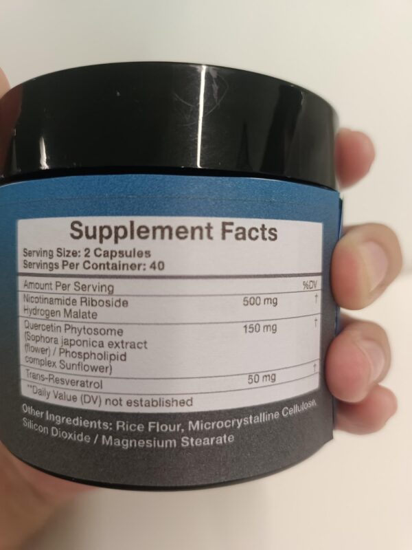 Etiqueta frontal de TOPCAPAK Suplemento