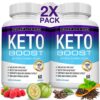 Frente de etiqueta de Keto Boost