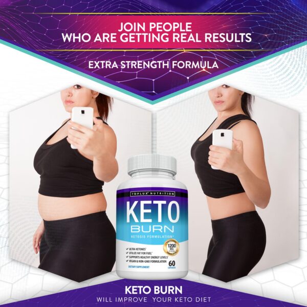 Conjunto de cápsulas Keto Burn en blister