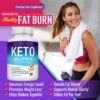 Detalle de etiqueta de Keto Burn