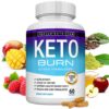 Caja frontal de Toplux Keto Burn con cápsulas