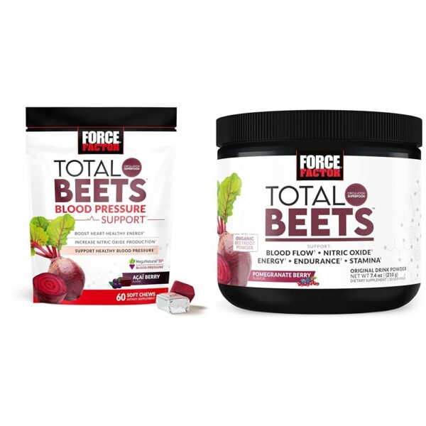 Total Beets polvo de remolacha etiqueta frontal