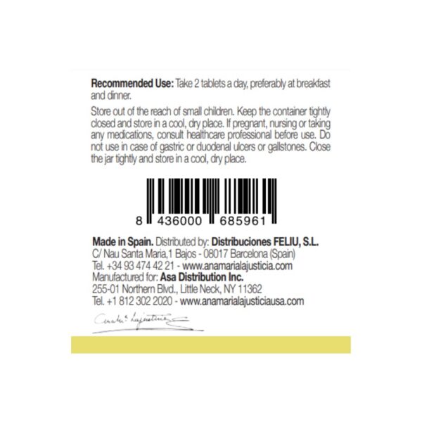 Version 1.0.0 Etiqueta del producto con detalles