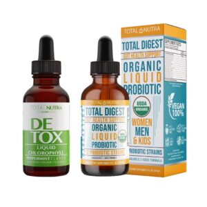 Version 1.0.0 Total Nutra probiótico líquido para mujeres hombres y niños