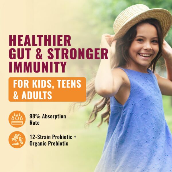 Frasco de probiotico liquido Total Nutra