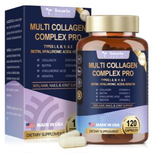 Totaria Collagen Pro frasco y etiqueta