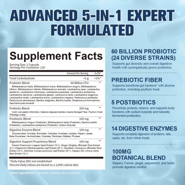 Totaria enzimas digestivas y extractos botánicos