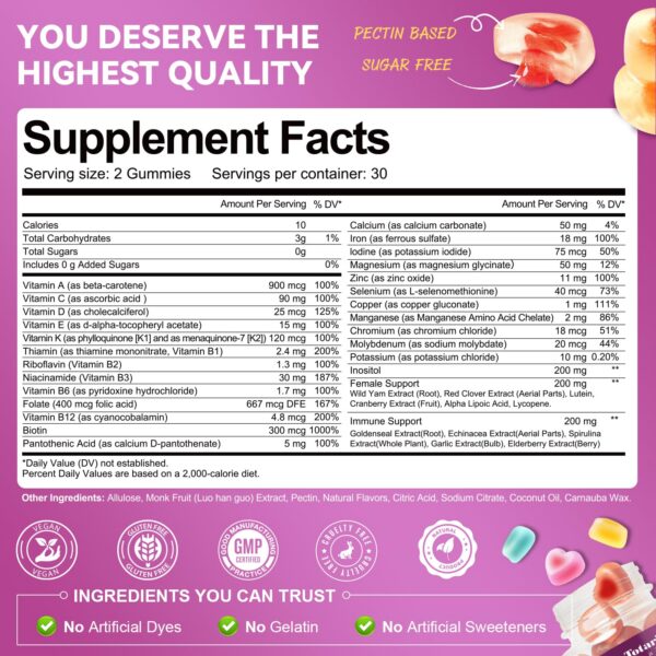 Etiqueta Totaria gominolas vitaminas